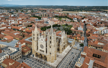 Foto aérea de León