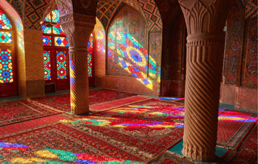 Mezquita en Shiraz, Irán