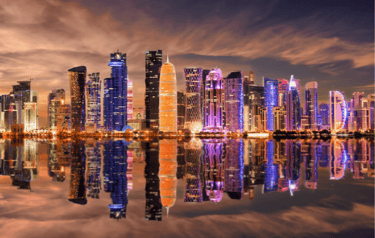 Panorámica de Doha, Catar