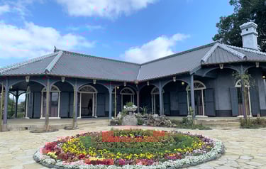 Glover Garden in Nagasaki, featuring preserved Western-style houses from the 19th century