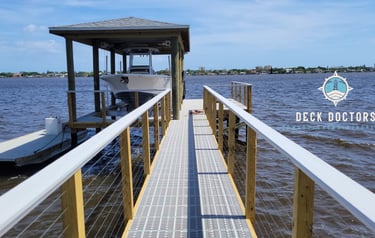 Dock Boathouse Cable Railing