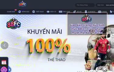 Nhà Cái 88FC Uy Tín Nhất Hiện Nay – Truy Cập An Toàn & Chính Thức