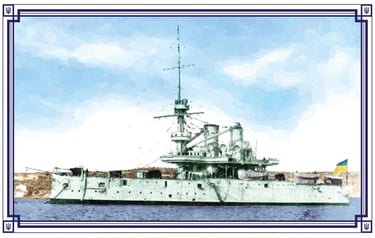 Pre-dreadnought ‘Yuri Pobidonosets’ April 29th, 1918