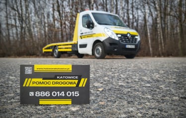 Holowanie laweta transport Katowice 24/7 Zadzwoń 886 014 015