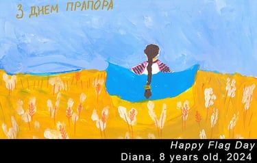 painting for Flag Day 2024