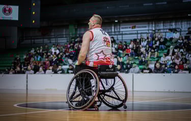 Image d'un joueur de l'équipe d'handibasket de toulouse