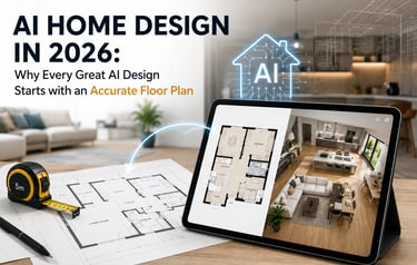 AI Home Design in 2026: Why Every Great AI Design Starts with an Accurate Floor Plan