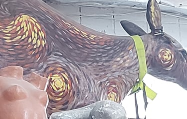 Van Gogh Style Kangaroo.