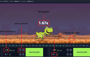 el juego del dinosaurio mystake