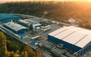 Aerial view of certified manufacturing facility in Turkey – Zyncopra supplier network