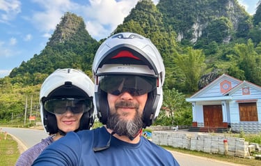 Kristijonas Kaikaris and Vilma Kaikariene, Vietnam