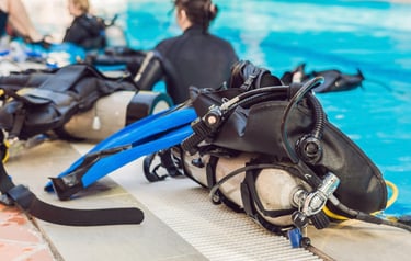 Equipment am Beckenrand