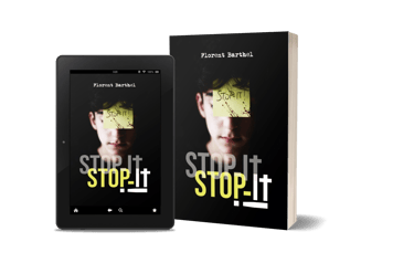 Mockup e-book et broché Stop it ! - Florent Barthel.
