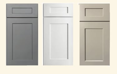 Slim Shaker - Painted Cabinet Shaker Doors