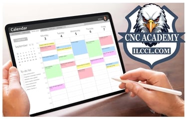 CNC ACADEMY Class Calendar