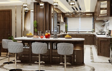 شاهد توظيف مميز وتصميم رائع للمطبخ