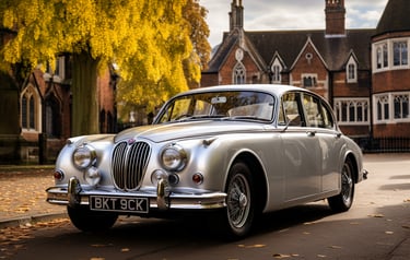 Every respectable English bank robber had one, a Jaguar MkII