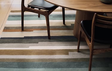 tapis modèle Clarice tamarind de la marque ROMO en laine