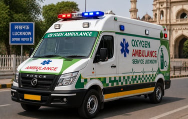 Oxygen Ambulance Service Lucknow