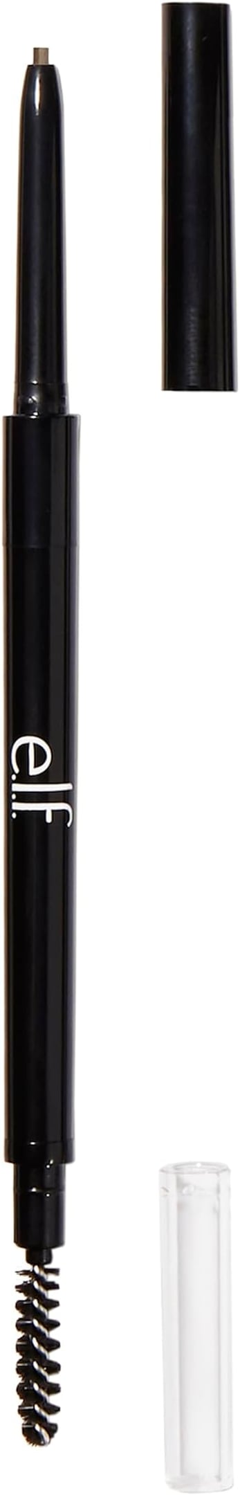 a black and white photo of a mascara brush