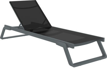 havuz kenarı fileli şezlong modeli