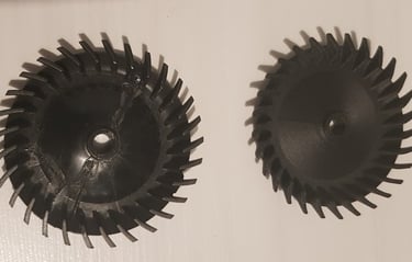 Réparation d'une turbine de moteur de robot ménagé cuisine