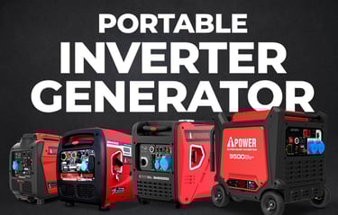 Portable Inverter Generator - Compact and efficient power solution for camping and outdoor activitie