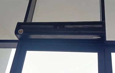 STEEL Air Curtains Black