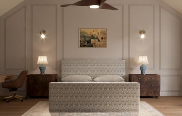 Traditional bedroom design