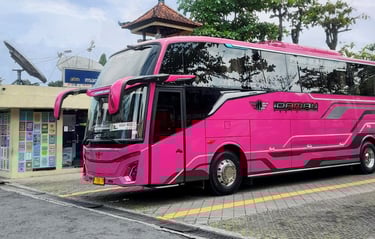 Sewa bus pariwisata di Yogyakarta dan Jawa Tengah dengan fasilitas yang terbaik