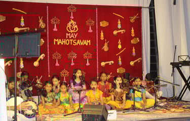 Chidren's ensemble in May Mahotsavam