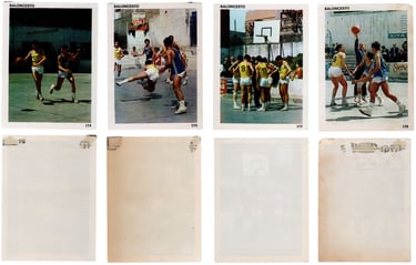 Vintage Spanish Educational Sports Cards