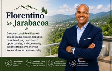 Florentino in Jarabacoa sharing local real estate knowledge and mountain lifestyle in Jarabacoa DR