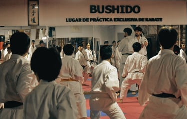 Clase de karate Shotokan