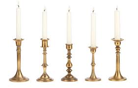 Fine brass candle holder