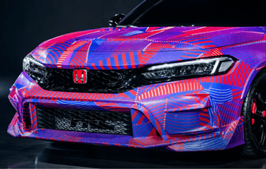 Honda Civic Type R HRC Concept com visual camuflado e foco em alta performance