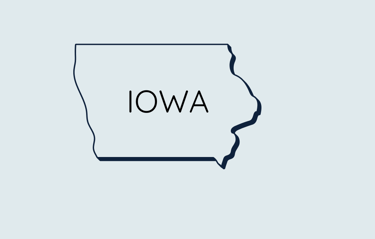 Map of Iowa