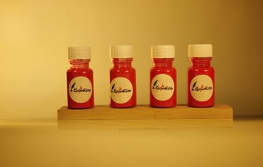 Qalamkaaar Calligraphy Red Ink