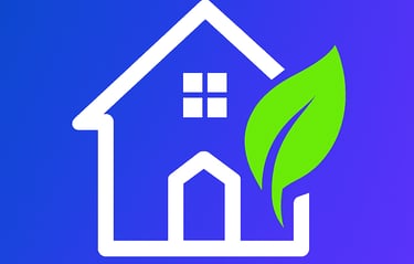 Minimalist house icon symbolizing smart, sustainable real estate ventures planned for 2026