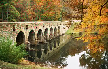 The Laughing Goats - Tennessee travels, historic Old Stone Bridge near Crossville