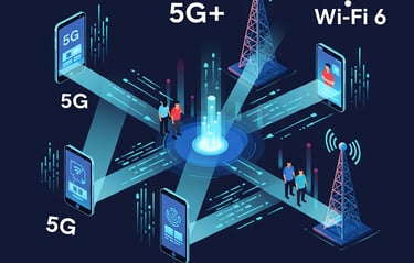 um grupo de pessoas em volta de um celular