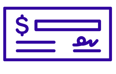 payment for translation by cheque