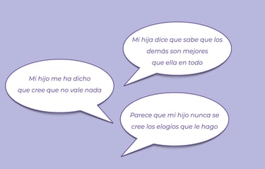Parece que mi hijo nunca se cree los elogios que le hago