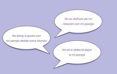 Ya no disfruto de mi relación con mi pareja