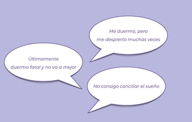 No consigo conciliar el sueño