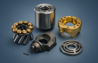 Original Ersatzteile von Hydraulikpumpen und Hydraulikmotoren