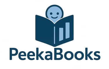Logo of Peekabooks, affordable accounting for small UK businesses