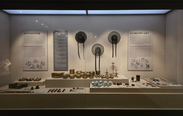 Street vendor items on display