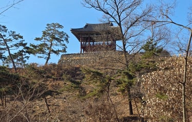 Pavilion vew from the palace area