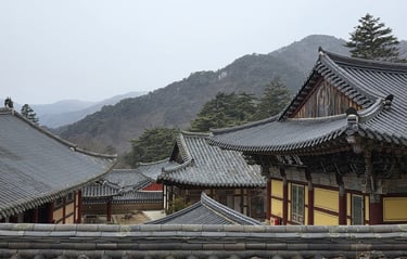 Rooftop mountain view